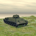 tanque 3D modelo Compro - render