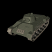 tanque 3D modelo Compro - render