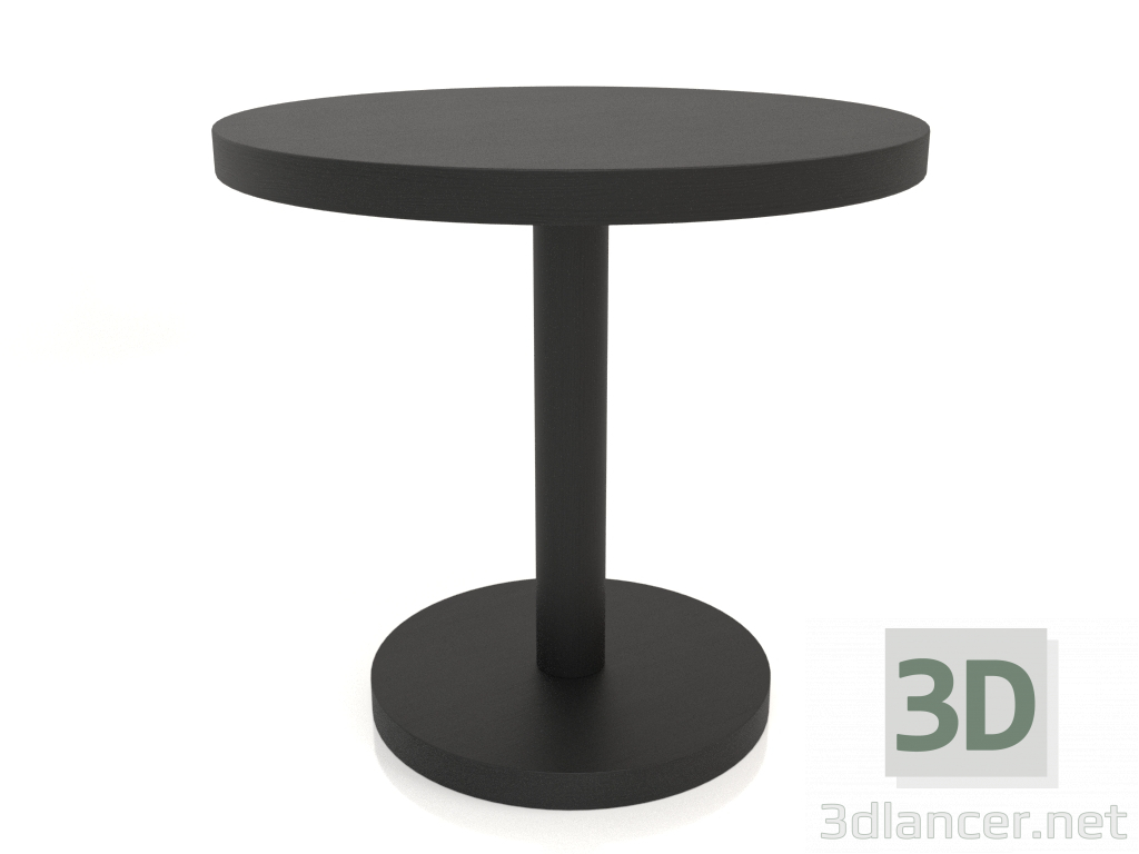 3d model Dining table DT 012 (D=800x750, wood black) - preview