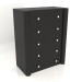 3d model Cajonera TM 022 (910x480x1140, madera negra) - vista previa