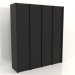 modèle 3D Armoire MW 05 bois (2465x667x2818, bois noir) - preview