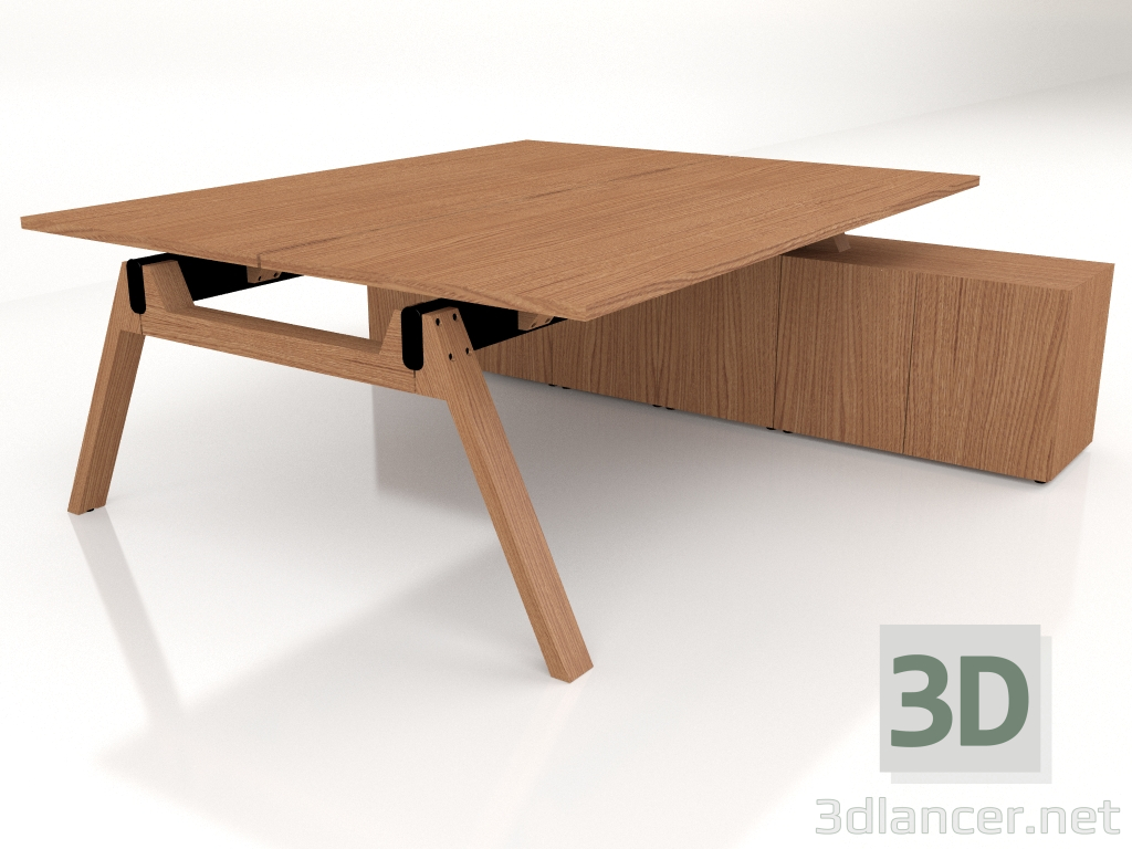 3d модель Стіл робочий Viga Bench V2023 (2000x2400) – превью