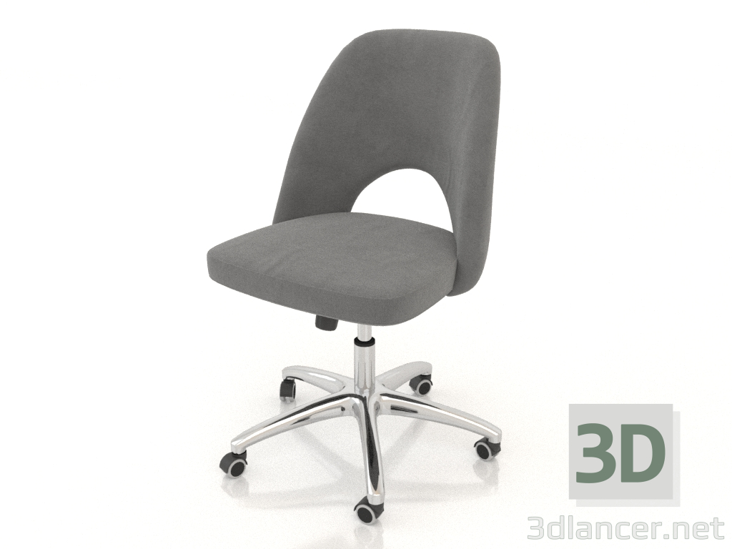 modèle 3D Fauteuil Greta (gris) - preview