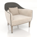 3d model Armchair (D674) - preview