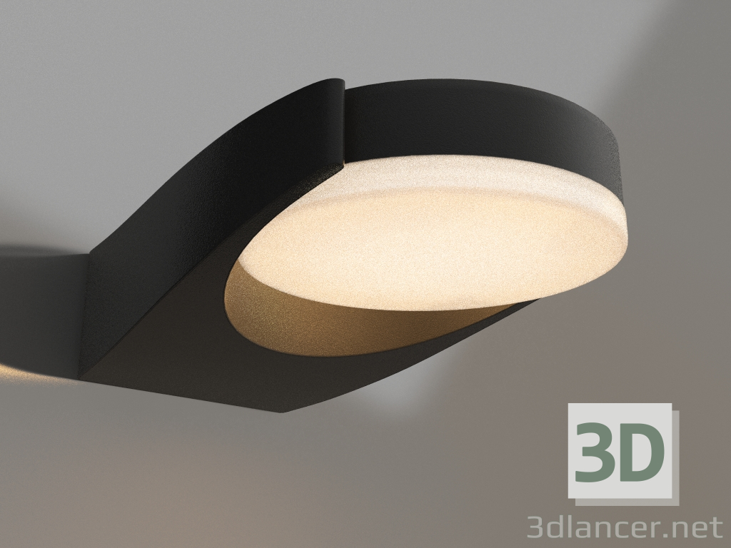 3D Modell Lampe LGD-EYE-WALL-6W Warm3000 (GR, 117 Grad, 230V) - Vorschau