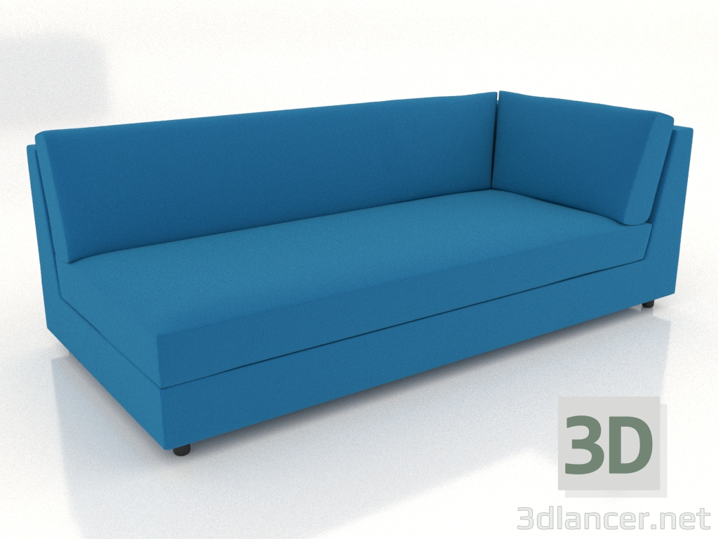 3d model Sofa module 103 corner extended right - preview