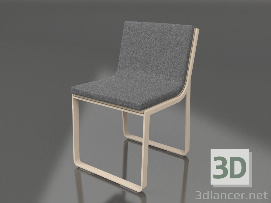 modèle 3D Chaise de salle à manger (Sable) - preview