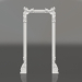 3d model Decorative plaster portal DP 001 (1201x2086x57) - preview