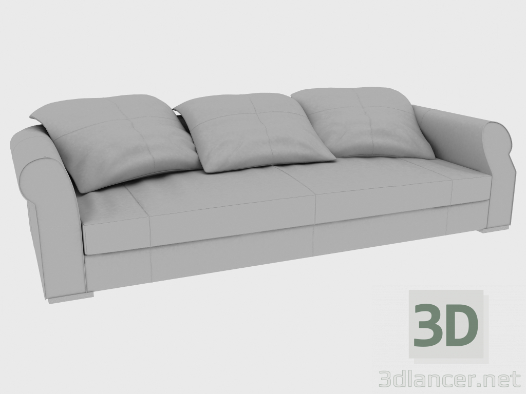 3d модель Диван RUBENS FREE BACK SOFA (285x135xH75) – превью