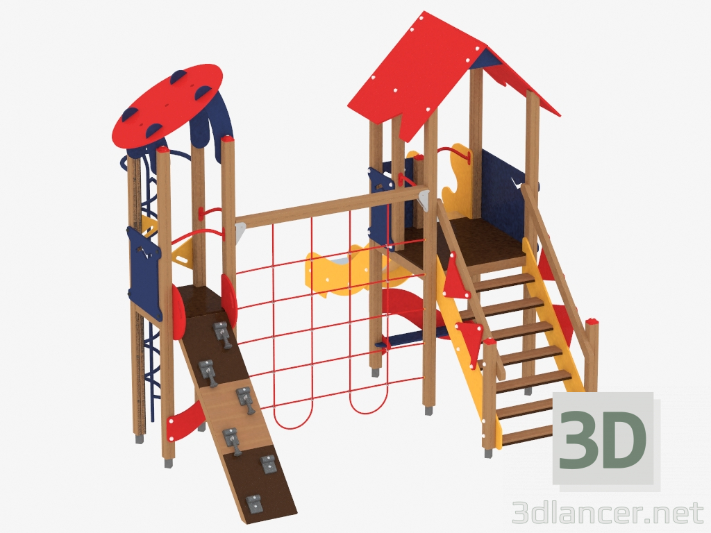 Modelo 3d Complexos de recreação infantil (1202) - preview