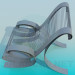 3d model Silla de metal - vista previa