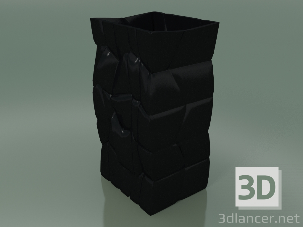 3d model Vase Stropiccio (RAL 9005) - preview