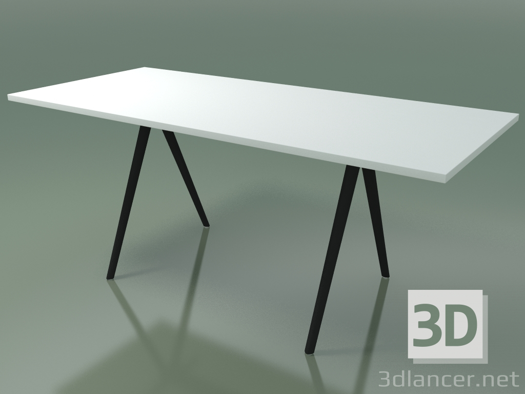 modello 3D Tavolo rettangolare 5403 (H 74 - 79x179 cm, melamina N01, V44) - anteprima