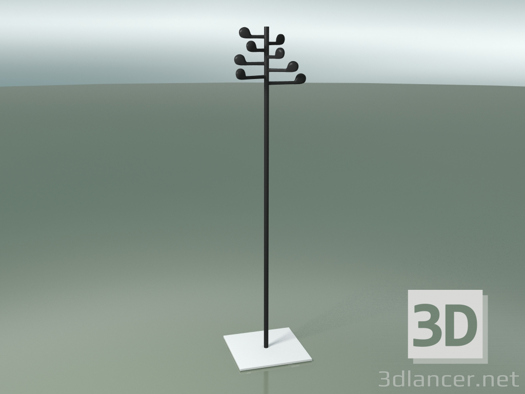 modello 3D Appendiabiti da terra 8 razze 4000 (V12) - anteprima