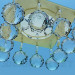 3d model Mirror chandelier with glass balls - preview