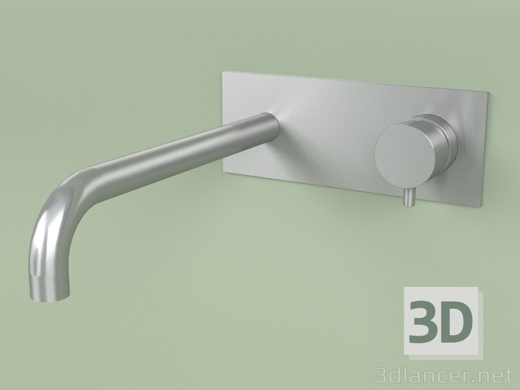 3d model Mezclador de pared con caño 250 mm (13 71, AS) - vista previa