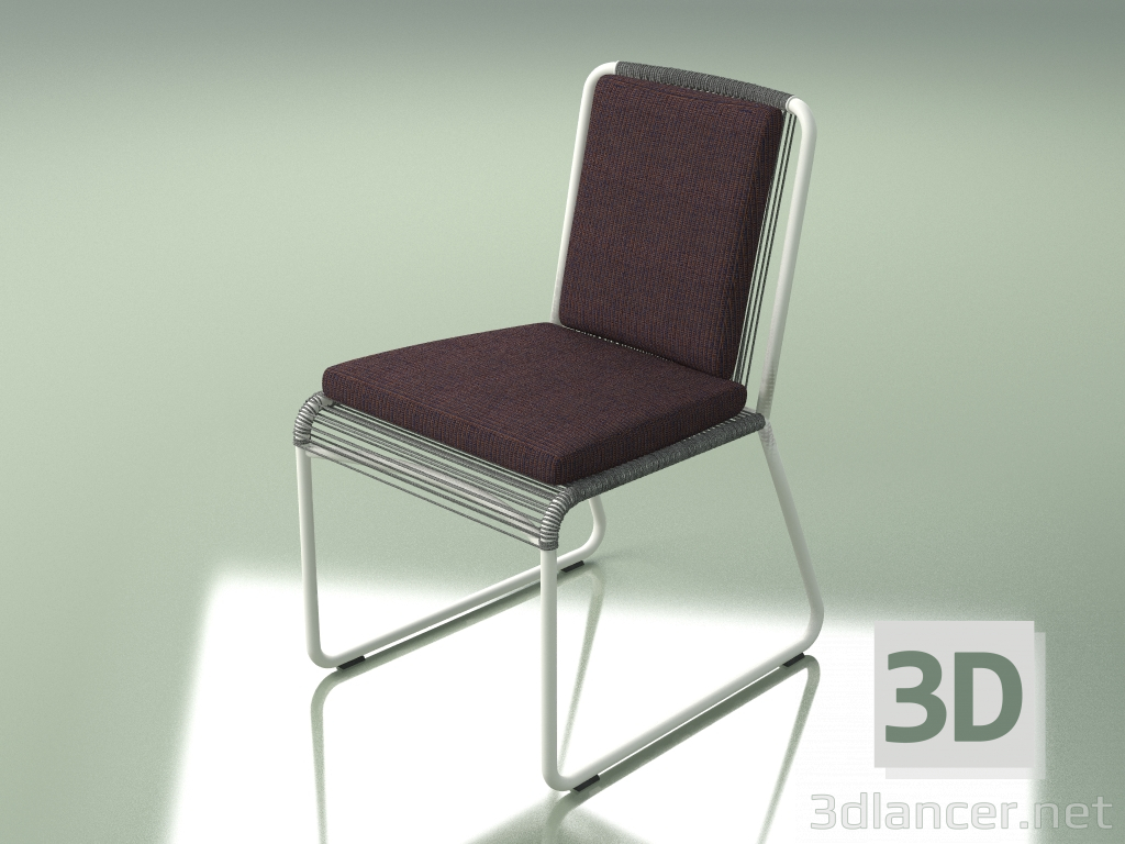 modèle 3D Chaise 349 (Métal Lait) - preview