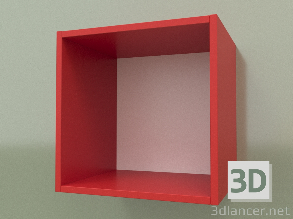 modello 3D Ripiano aperto incernierato (Chili) - anteprima