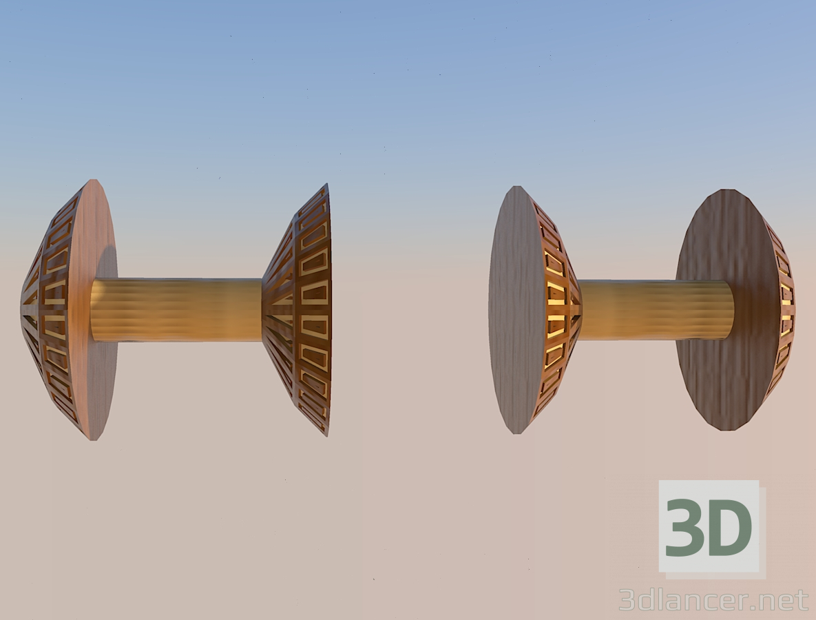 modèle 3D Poignées de porte - preview