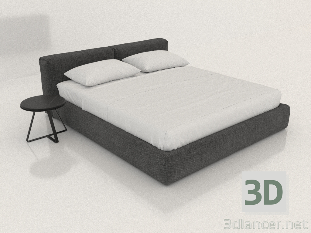 modello 3D Letto matrimoniale BOCA LOMO - anteprima