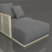 3d model Sofa module section 2 left (Gold) - preview