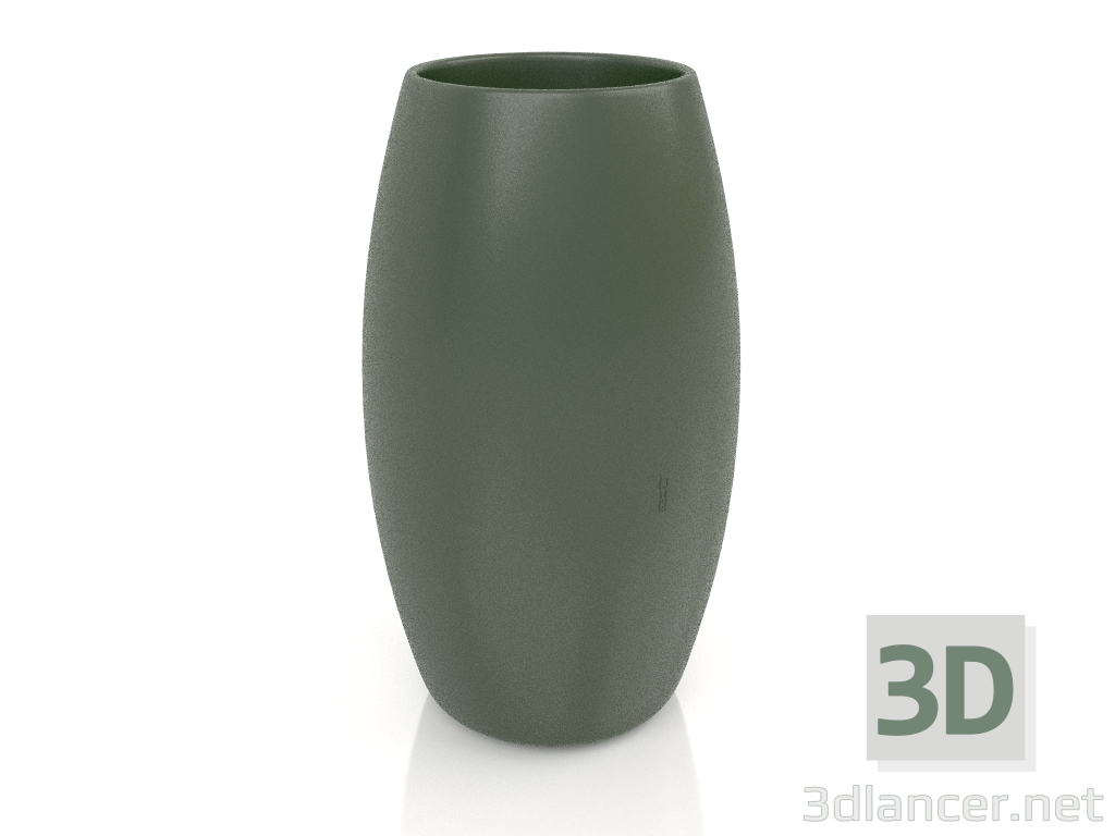 3d model Maceta para una planta 2 (Verde botella) - vista previa