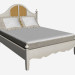 3d model Cama doble Yliof - vista previa