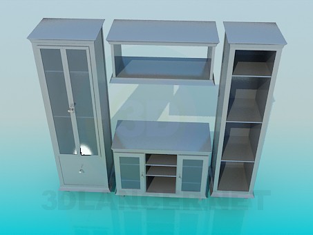 3d model Gabinete - vista previa