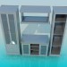 3d model Gabinete - vista previa