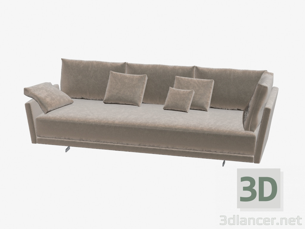 modello 3D Divano tripla (Rif 477 28) - anteprima