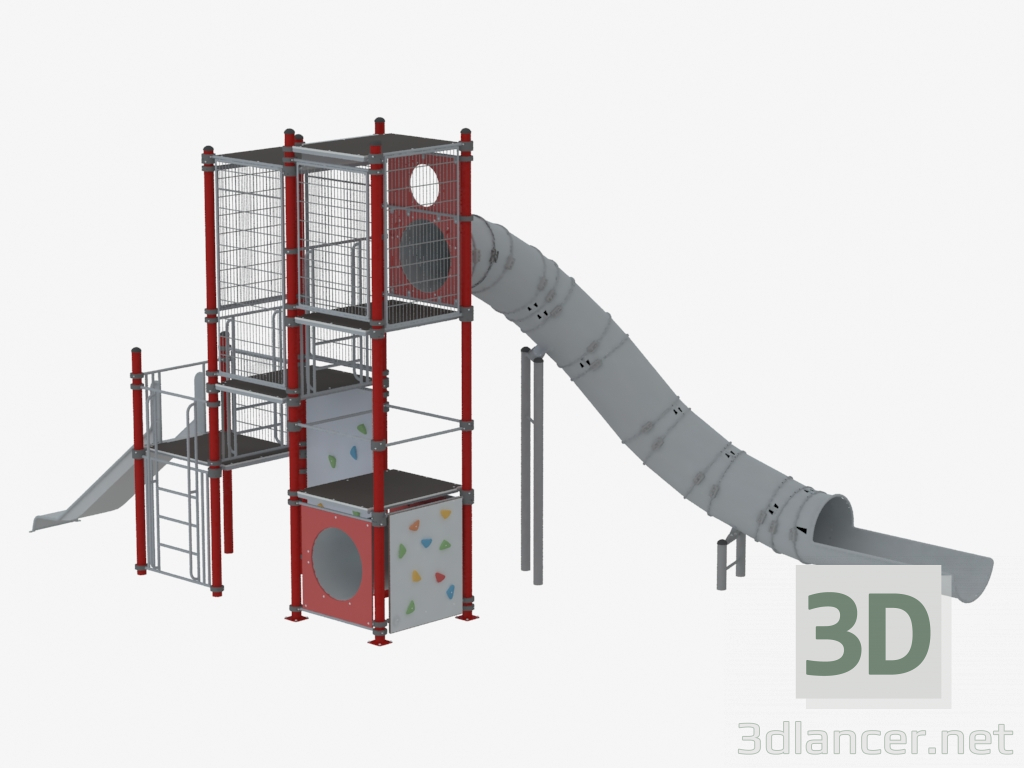 3d model Children's play complex (SL2301) - preview