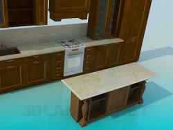 Set da cucina in legno