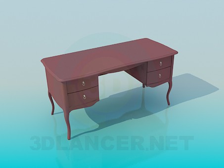 modèle 3D Bureau - preview