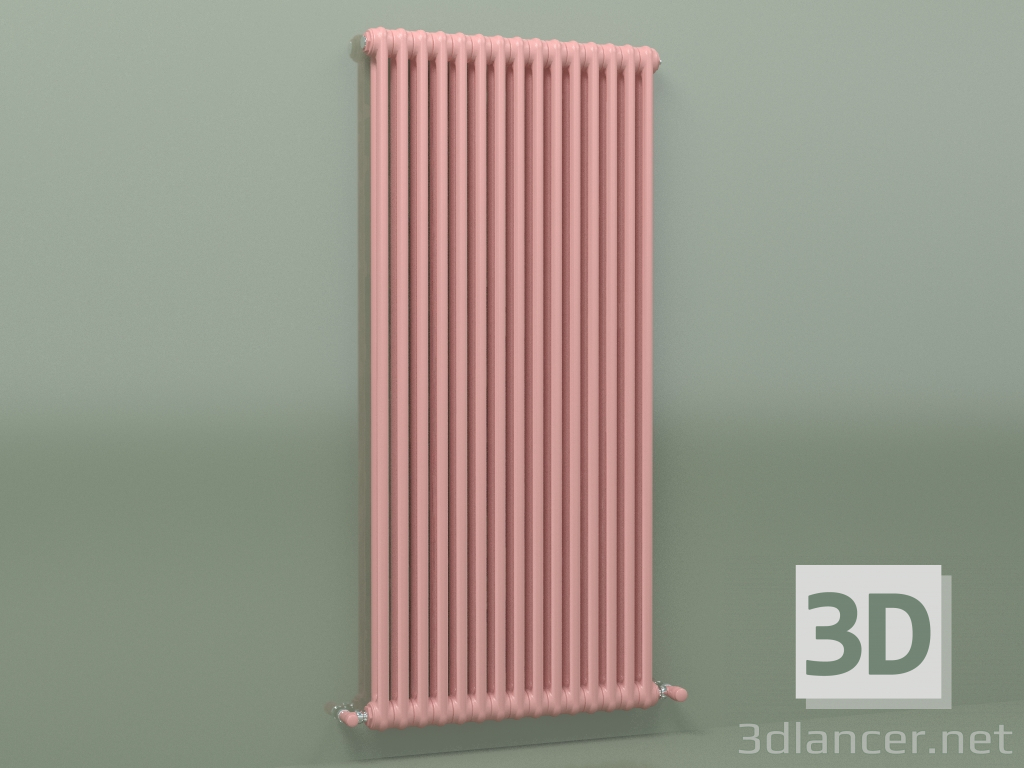 3D modeli Radyatör TESI 2 (H 1500 15EL, Pembe - RAL 3015) - önizleme