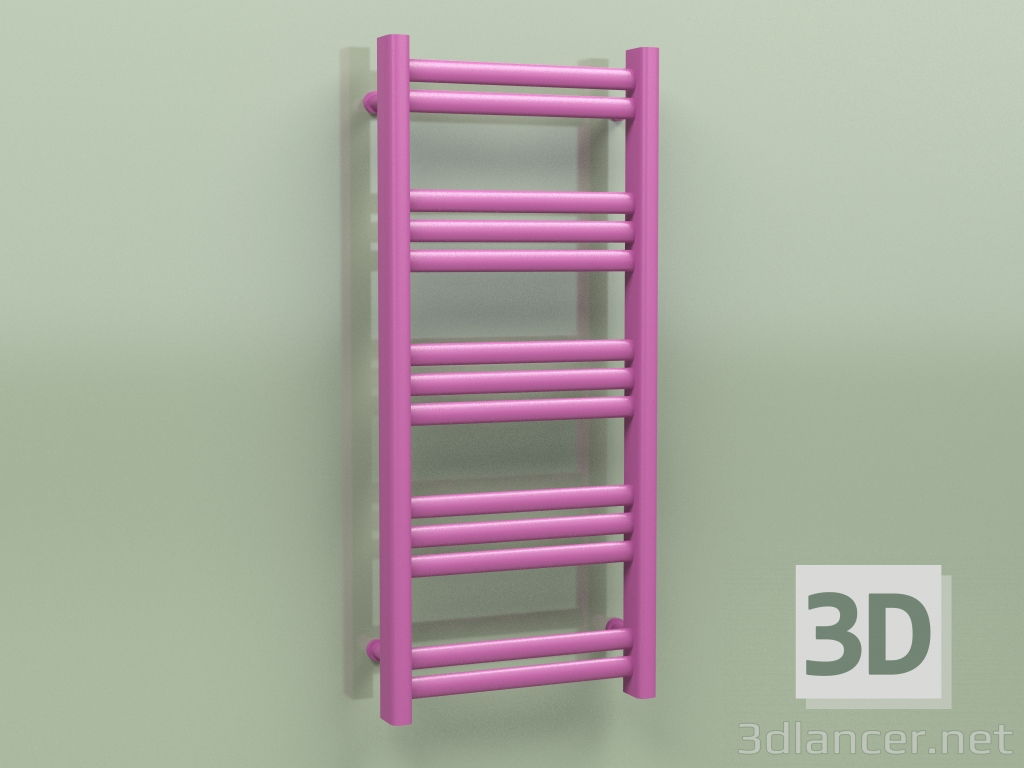 modèle 3D Sèche-serviettes chauffant - Java (900 x 400, RAL - 4006) - preview