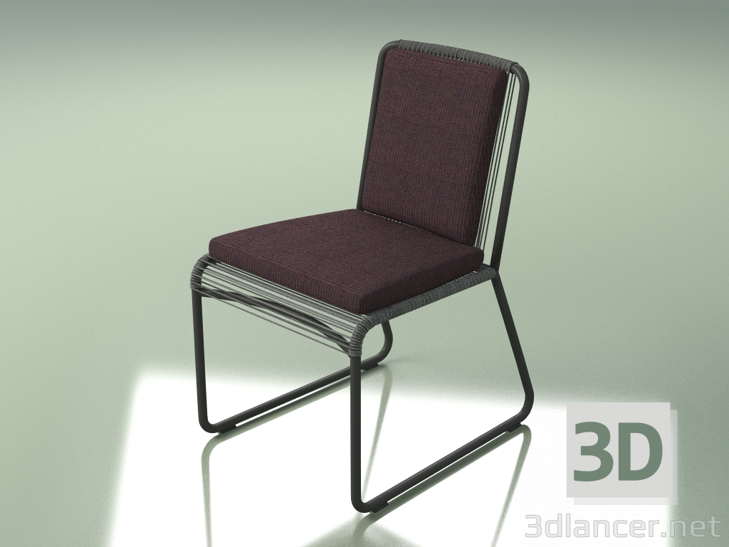 3d model Silla 349 (Metal Ahumado) - vista previa