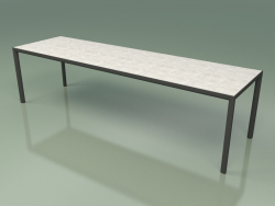 Mesa de jantar 005 (Metal Smoke, Gres Clay)