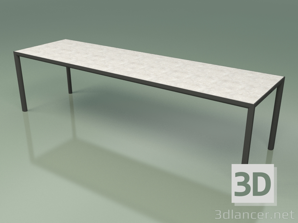 3d model Mesa de comedor 005 (Metal Smoke, Gres Clay) - vista previa