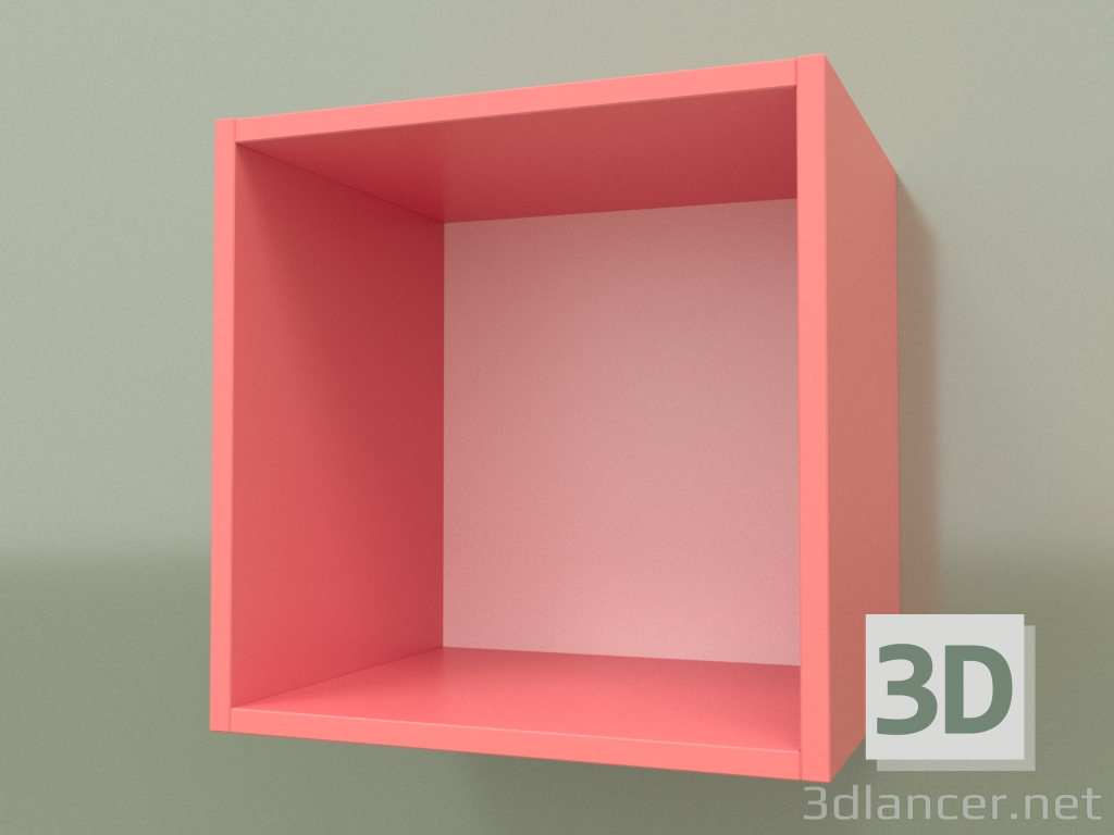 3d model Hinged open shelf (Coral) - preview