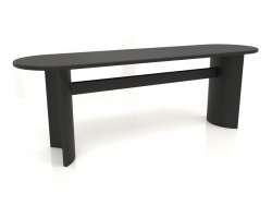 Dining table DT 05 (2200x600x750, wood black)