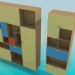 modèle 3D Armoire pour les livres - preview