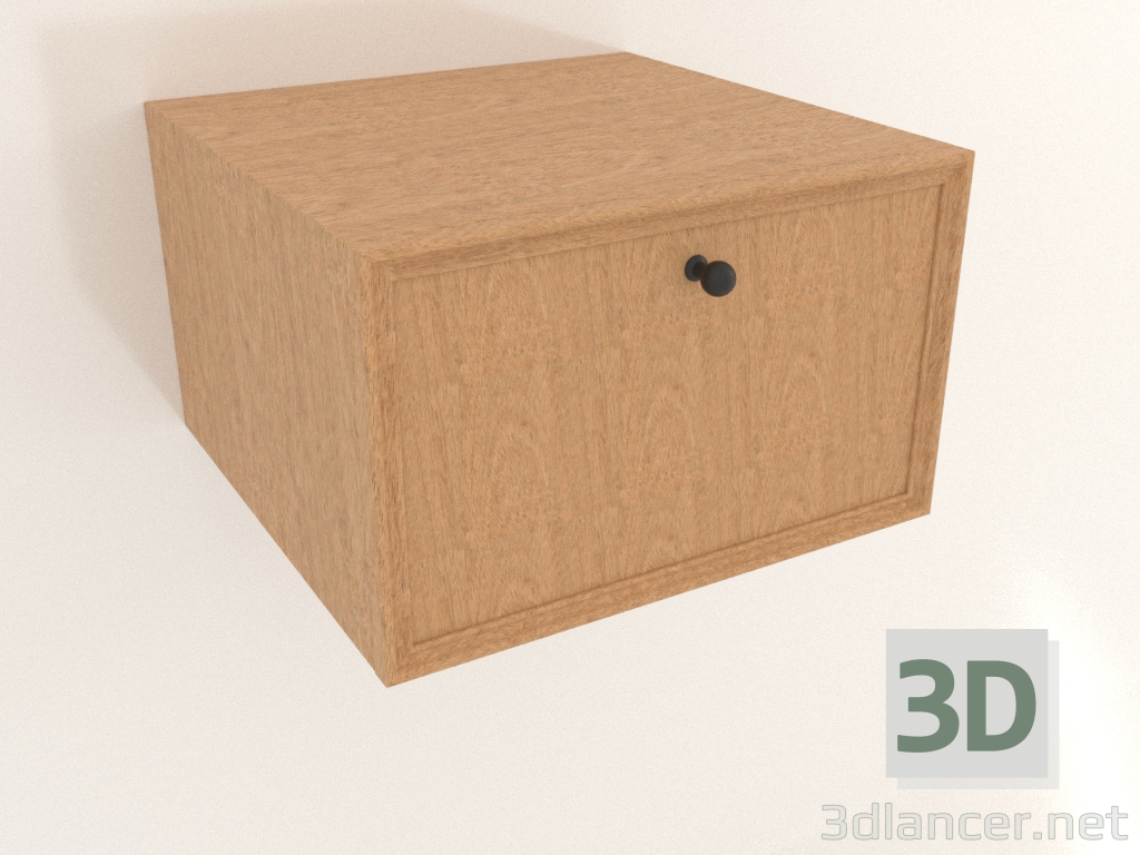 modèle 3D Armoire murale TM 14 (400x400x250, placage bois acajou) - preview