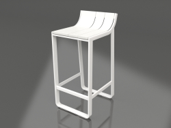 Tabouret semi-bar (Blanc)