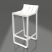 3d model Taburete semibar (Blanco) - vista previa