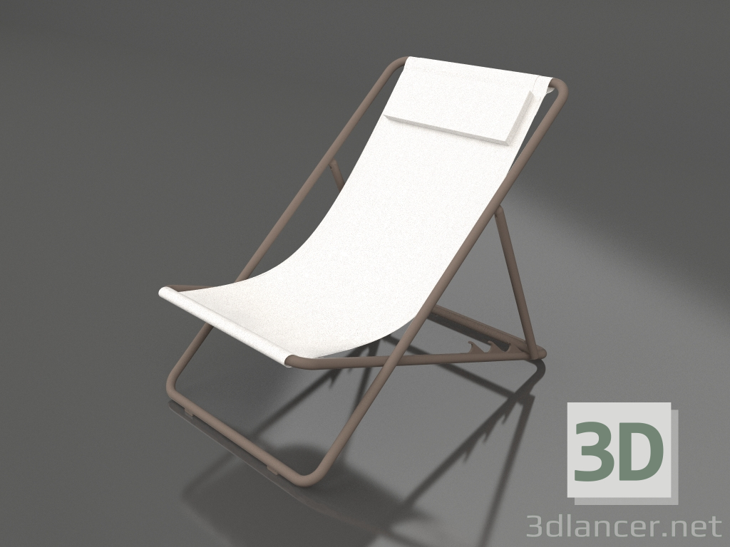 3D modeli Şezlong (Bronz) - önizleme