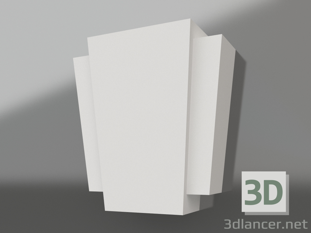 modello 3D Pietra del castello ZaK 002 (68x64x17x23) - anteprima