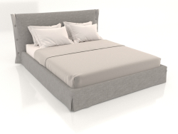 हेडबोर्ड अल्बा के साथ बिस्तर