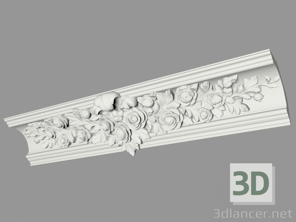 3d model Molded eaves (KF100ts) - preview