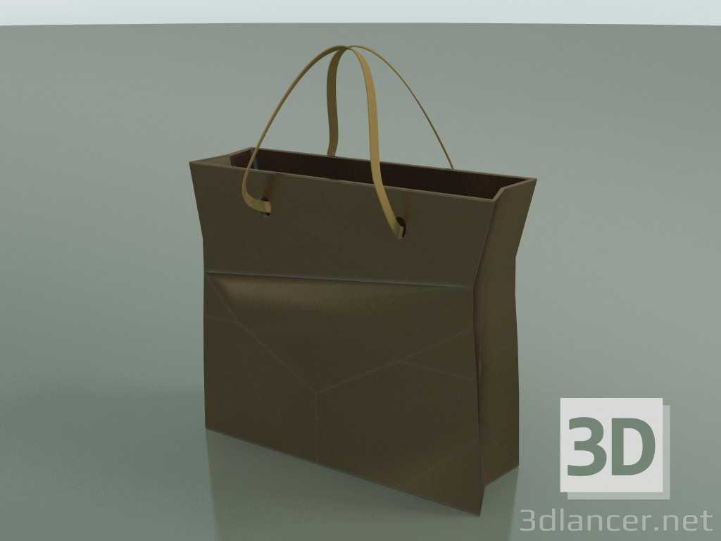 3D Modell Vase Bag Q330 (Bronze) - Vorschau