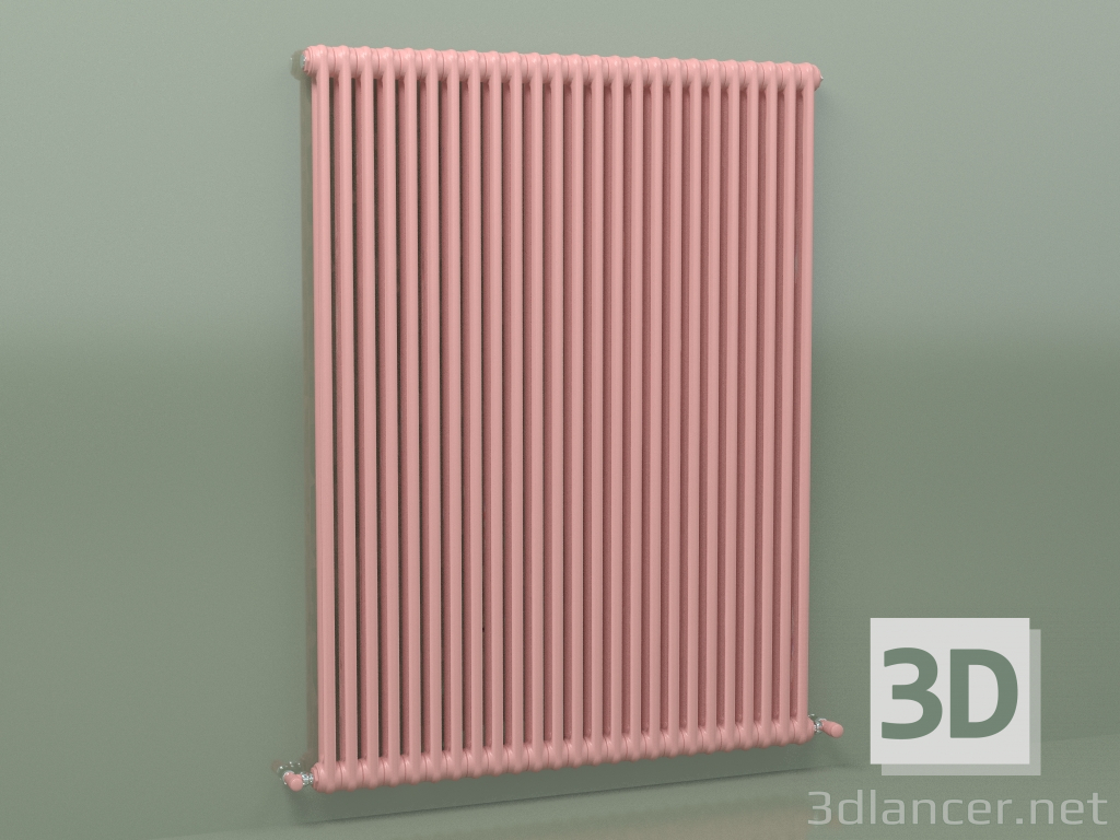 3d model Radiador TESI 2 (H 1500 25EL, Rosa - RAL 3015) - vista previa